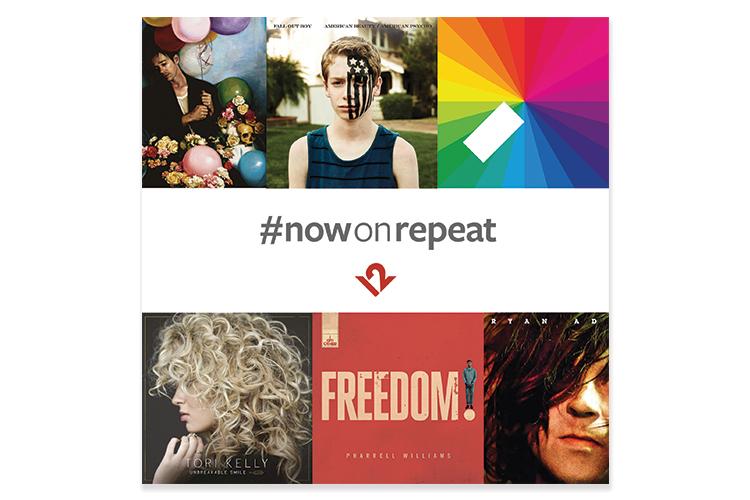 The songs you love, #nowonrepeat