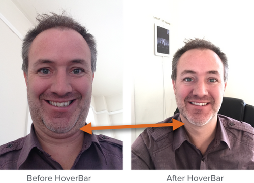#12Days: HoverBar Solves Holiday Double-Chin Problem