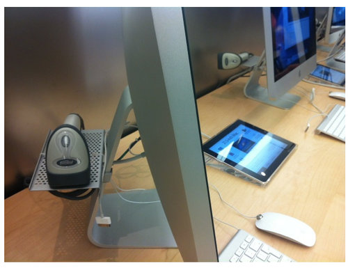 Cool Use for BackPack #722: To Hide the Hand-Held Scanners at your Apple Store