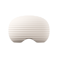 White weighted anchor with ribbed texture on a white background