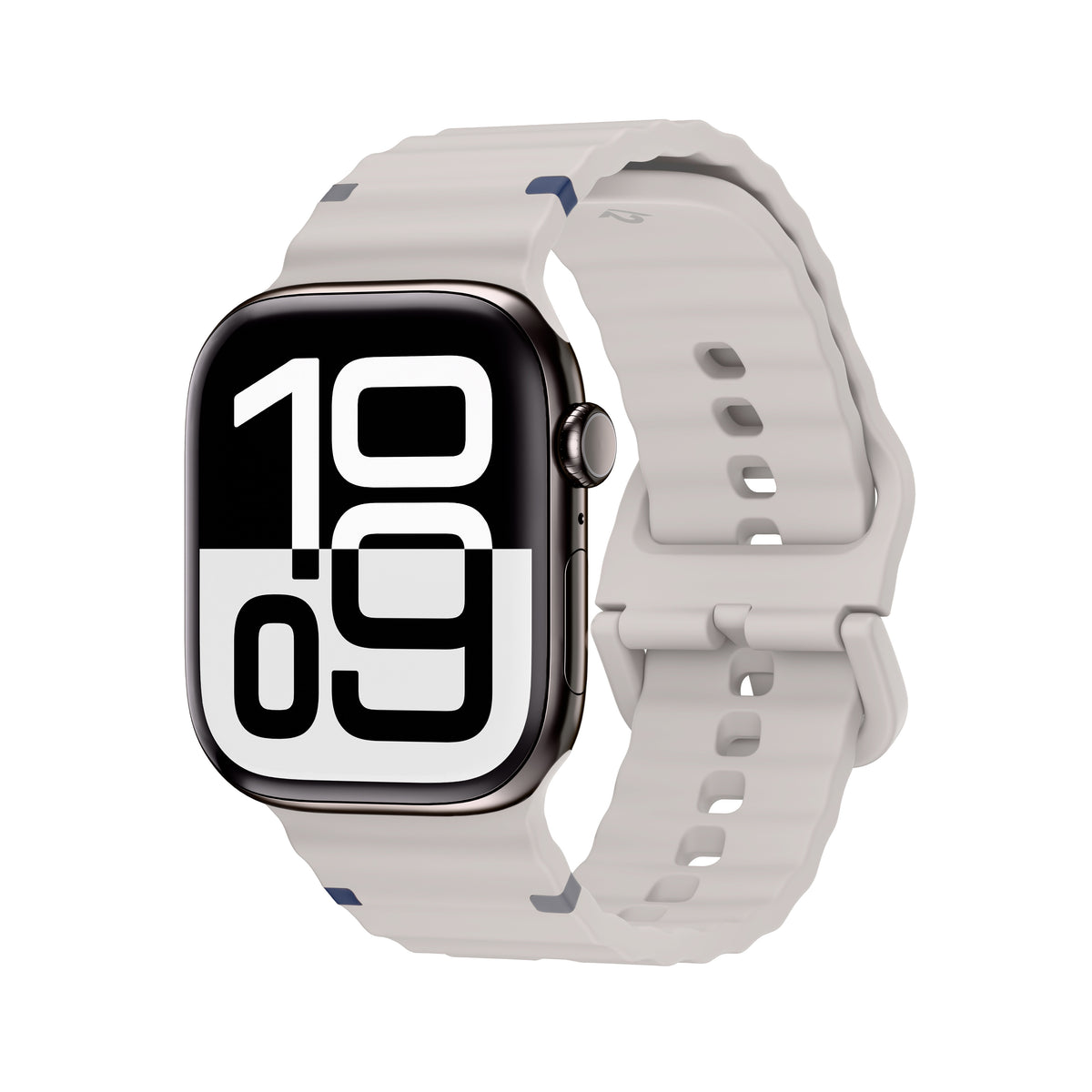 Smartwatch with a dune band on a white background