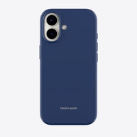 Navy blue phone case with 'twelve south' branding on a white background