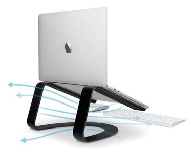 Twelve South Curve Stand for MacBook - Black - Apple