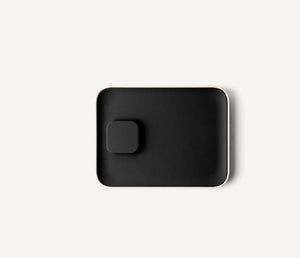 Valet 7.5 in. Black - Ecru