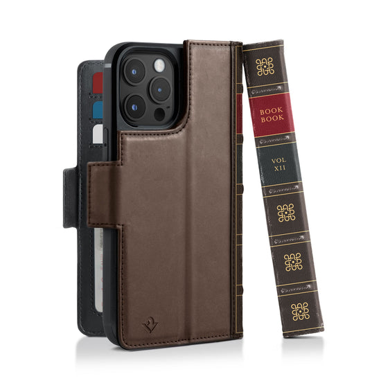 BookBook vol. for iPhone | Leather wallet case removable shell