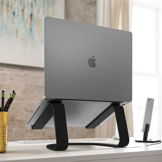 Curve for MacBook by Twelve South - Elevated desktop stand for MacBook and laptop