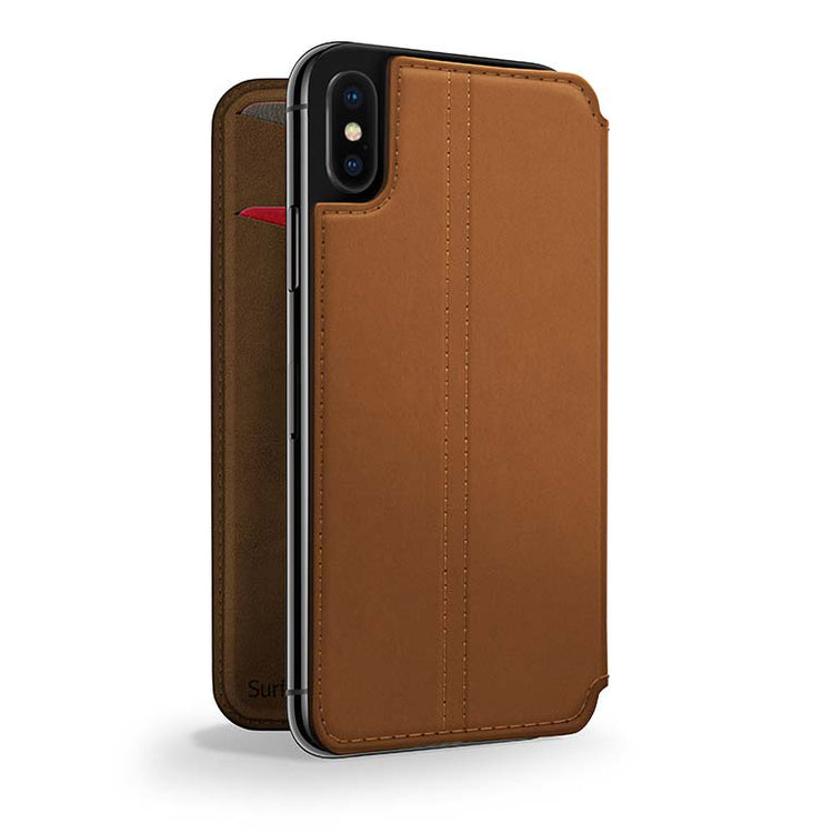 SurfacePad for iPhone, Slim, protective Napa leather cover - Twelve South